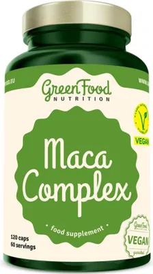 Produktbild von GreenFood Nutrition Maca-Komplex 120 kapslí