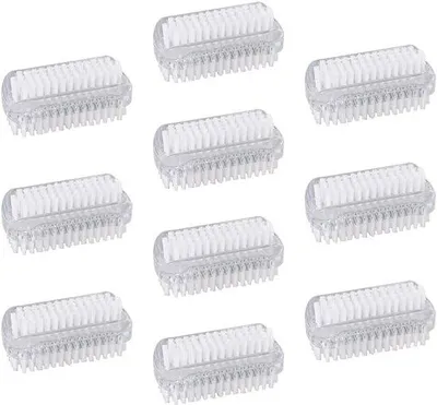 Produktbild von Nagelbürste, 10 Stück - weiche Borsten - für Hände und Nägel - für eine gründliche Reinigung - Schnell kaufen