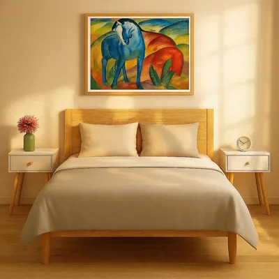 Immagine prodotto di Comodino effetto marmo con cassetto portaoggetti