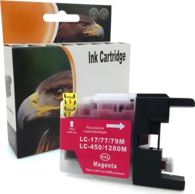 Produktbild von D&C Tintenpatrone ersetzt Brother L-1280 MAGENTA xxl