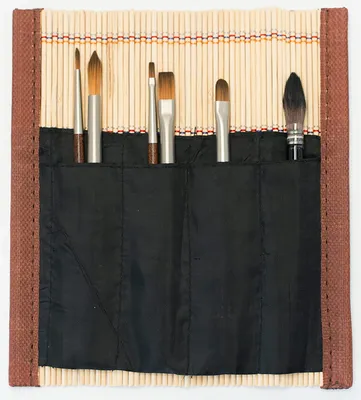 Produktbild von Aquarellpinsel-Set 6er - Reisepinsel Set