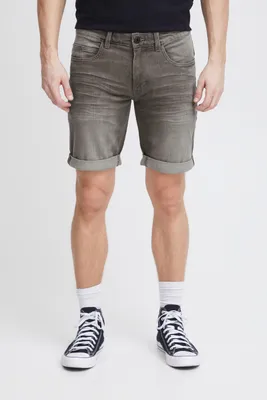 Produktbild von Indicode IDQuentin Herren Jeans Shorts kurze Denim Hose im Stretch Eingriffstaschen Destroyed-Optik Baumwollmischung Regular fit