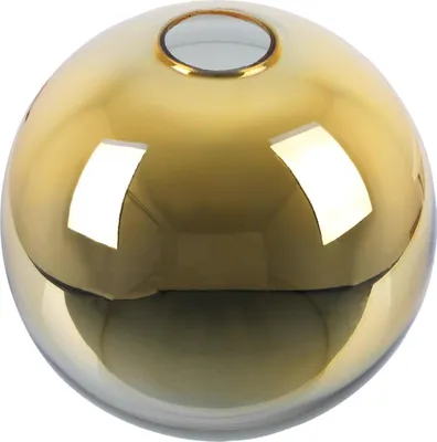 Immagine prodotto di Paralume Bergen Gold Kugel 15 cm – elegante paralume in vetro color oro per un'illuminazione di classe
