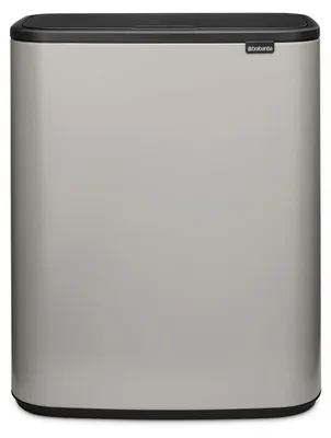 Obrázok produktu pre Dotykový odpadkový koš Brabantia Bo Touch Bin 2 x 30 l, jemná šedá