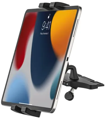 Zdjęcie produktu dla Uchwyt na tablet do slotu CD, uniwersalny uchwyt na iPad i telefon