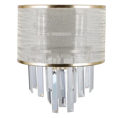 Image de Italux Torreia Applique LED avec cristaux laiton WL-45660-2