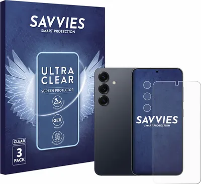 Produktbild von 6x Für Samsung Galaxy S25 Enterprise Edition (Display+Kamera) Schutzfolie Savvies Displayschutz Display Schutz Folie Klar Transparent
