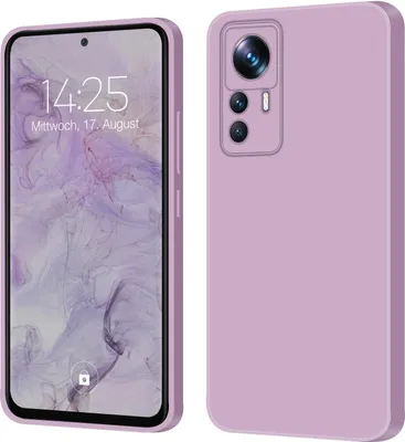 Produktbild von Hülle für Xiaomi 12T / Xiaomi 12T Pro Case Cover Bumper Silikon Softgrip Schutzhülle Farbe: Lila