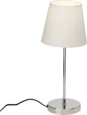 Produktbild von Tischleuchte 1-flammig H 40 cm Kasha weiß/chrom