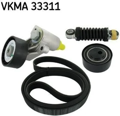 Produktbild von SKF VKMA 33311 Keilrippenriemensatz passend für PEUGEOT 206 Schrägheck (2A/C)
