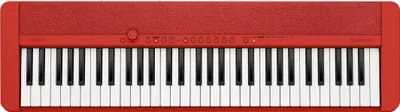 Produktbild von Casio CT-S1 - Digitaler Synthesizer - Rot - AC - Akku - AA - 4,5 kg
