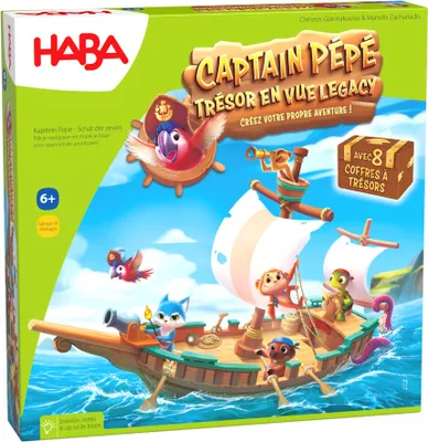 Produktbild von HABA - Captain Pépé – Gesellschaftsspiele – Abenteuer und Schatz – 7 Jahre und ä
