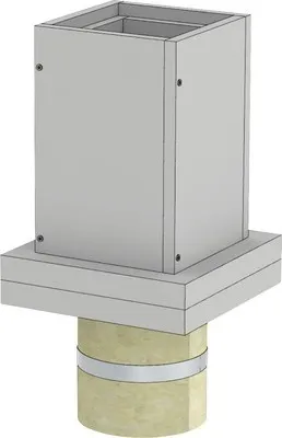 Produktbild von Furado F Fußelement für Betondecke mit Kugelfang und Wandfutter EW Ø120mm