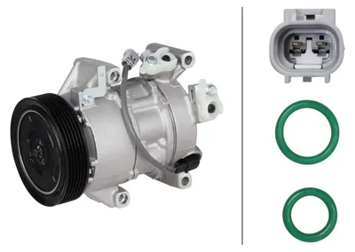 Immagine prodotto di Compressore dell'aria condizionata 12 V Ø 110 mm HELLA Thermo-Expertise, ad esempio per TOYOTA YARIS