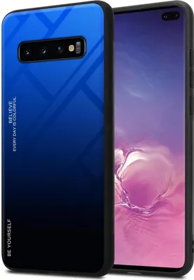 Image de Cadorabo Housse pour Samsung Galaxy S10 PLUS Housse de protection en noir Housse pour portable TPU Etui Cover Case Tempered Glas