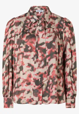 Produktbild von MORE & MORE Printed Satin Blouse 4824 watercolour 36