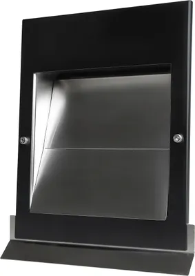 Edelstahl Abluftgitter LG Sigma-S – DN 150, Schwarz Pulverbeschichtet, Mit Rückstauklappe