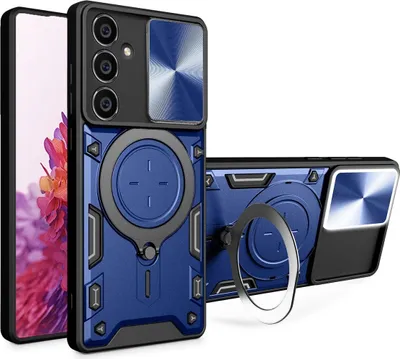 Produktbild von König Design Hülle kompatibel mit Samsung Galaxy S23 FE Kunststoff Soft Handyhülle - Handy Case Blau