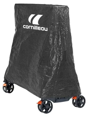 Image de Cornilleau - Housse de tennis de table, polyéthylène, pliable PP8701 (taille unique, taille unique) (noir/noir)