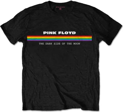 Produktbild von Pink Floyd - "Dark Side Of The Moon" T-Shirt für Herren/Damen Uni RO2061 (XL) (Schwarz)