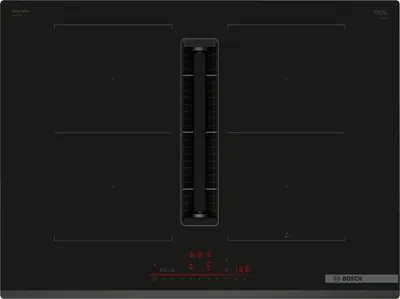 Produktbild von Bosch Serie 6 PVQ731H26E, Schwarz, Integriert, 71 cm, Zonen-Induktionskochfeld, Glaskeramik, 4 Zone(n)