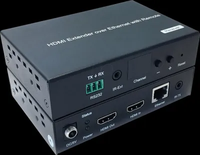 Zdjęcie produktu dla PureTools PT-HDBT-702-RX, 3840 x 2160 px, Amplituner, 70 m, Przewodowa, Czarny, HDCP
