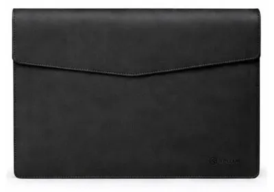 Produktbild von Laptop-Hülle für MacBook, 13–14 Zoll, aus Kunstleder, Schwarz