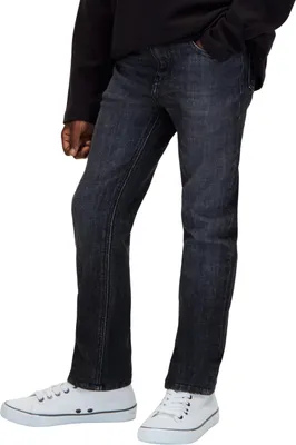 Immagine prodotto di Calvin Klein, pantaloni slim fit da bambino, colore nero, modello Lvcktjc19b, tessuto: denim (nero), taglia: 10 anni