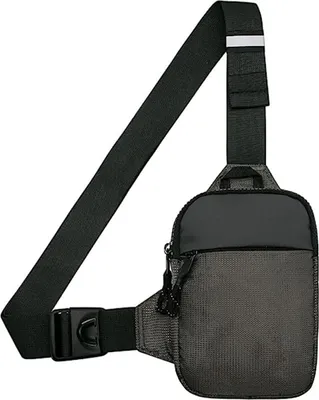 Produktbild von OKWISH Umhängetasche Brusttasche Herren, Schultertasche, Sling Bag Herren, für Outdoor Camping Reisen Wandern Radfahren Multipurpose Tagepacks Grau
