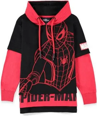 Produktbild von Kidner-Hoodie Spider-Man - Double Sleeved (größe 158/164)