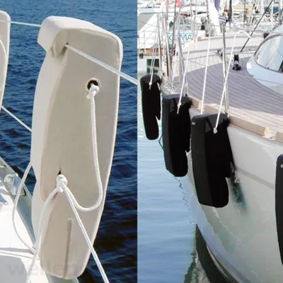 Produktbild von Ocean Schutzhülle in navy blau für Bootsfender Solovela, witterungsresistent und strapazierfähig