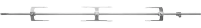Produktbild von Schneider Grillspieß Komplett-Set aus Edelstahl Länge 70 cm ∅ 8 mm Drehspieß