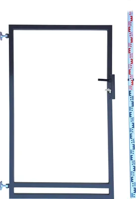 Produktbild von Gartentor - Rahmen für Zaunlatten und Paneele 160 cm Graphit RAL7016 Anthrazit Zaunlatten