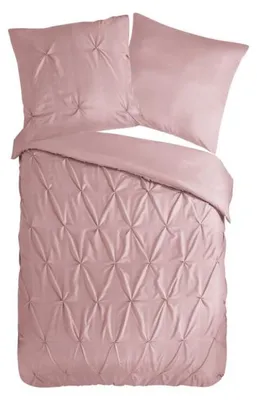 Obrázok produktu pre Sada posteľnej bielizne "Elegance" – ružová – (140x220 cm) – 100 % polyester