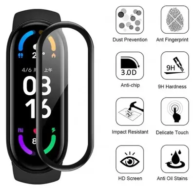 Obrázok produktu pre 3D Tvrdené Sklo 9H Pre Mi Band 9 / M9 Ochrana Displeja