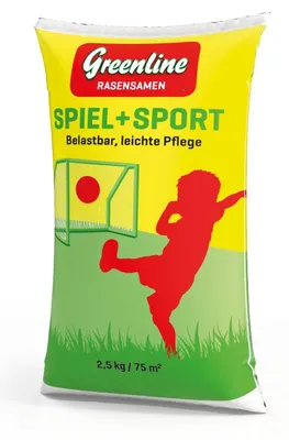 Produktbild von Greenline Spiel + Sport (2,5 kg) | Rasensamen von Feldsaaten Freudenberger