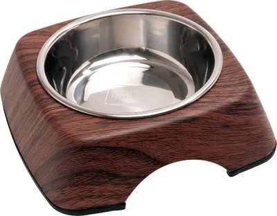 Obrázok produktu pre Karlie - Miska Miska Wood Rosewood 160 ml - 44468