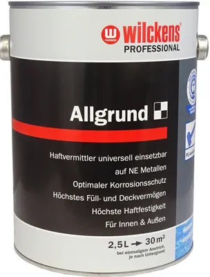 Produktbild von Wilckens Professional Allgrund, 2,5 l, Weiß