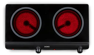 Immagine prodotto di Piano cottura in vetroVetroceramica a 2 fuochi, 2500 w Domo DO339KP