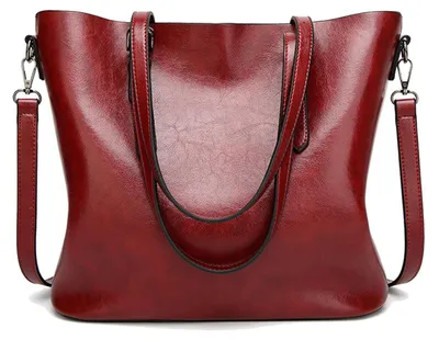 Productafbeelding van Solidchoice - PolyurethanLeren Tote Bag met Schouderband