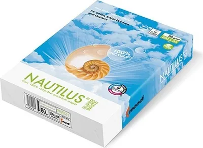 Zdjęcie produktu dla Mondi Nautilus super biały papier makulaturowy 80g/m² DIN-A3 / 500 arkuszy biały