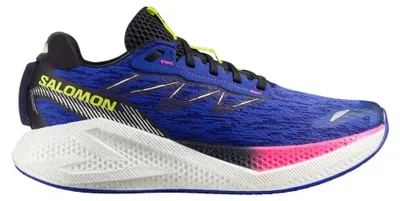 Image de SALOMON Aero Glide 4, chaussures de course pour hommes, couleur bleu/blanc/noir, taille 44 2/3