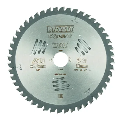 Obrázek produktu pro Dewalt kotoučová pila 216X30Mmx48Z