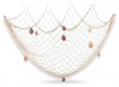 Imagen del producto de InAndOutdoorMatch - Red de pesca decorativa - Estilo mediterráneo, Imagen generada por IA