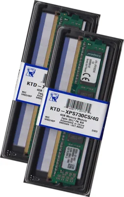 Produktbild von Kingston 8GB 2x 4GB DDR3 1600MHz Ram Speicher KVR1611S8/4 Desktop PC12800 240Pin