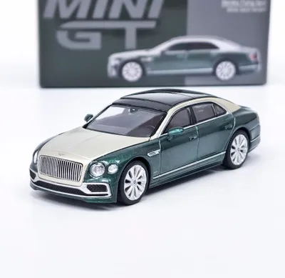 Produktbild von Bentley Flying Spur White Sand Verdant - Mini GT 1:64