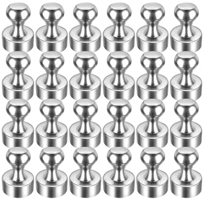 Neodym-Magnete 24 Stk. 12x16 mm silber extra stark