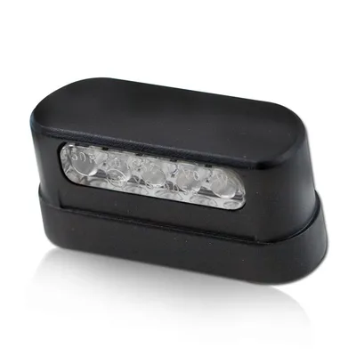 Image de Éclairage de plaque d'immatriculation LED Free noir alu