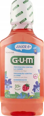 Produktbild von GUM Junior, 300 ml, Erdbeere, Flasche, Alkohol, 1 Stück(e)