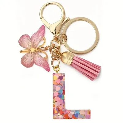 Image de Porte-clés Alphabet - L, Personnalisable et Unique KP30343